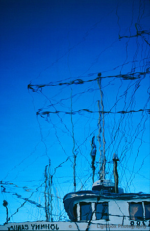 Fish Boat Reflection