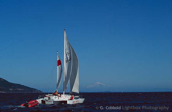 Trimaran & Mountain